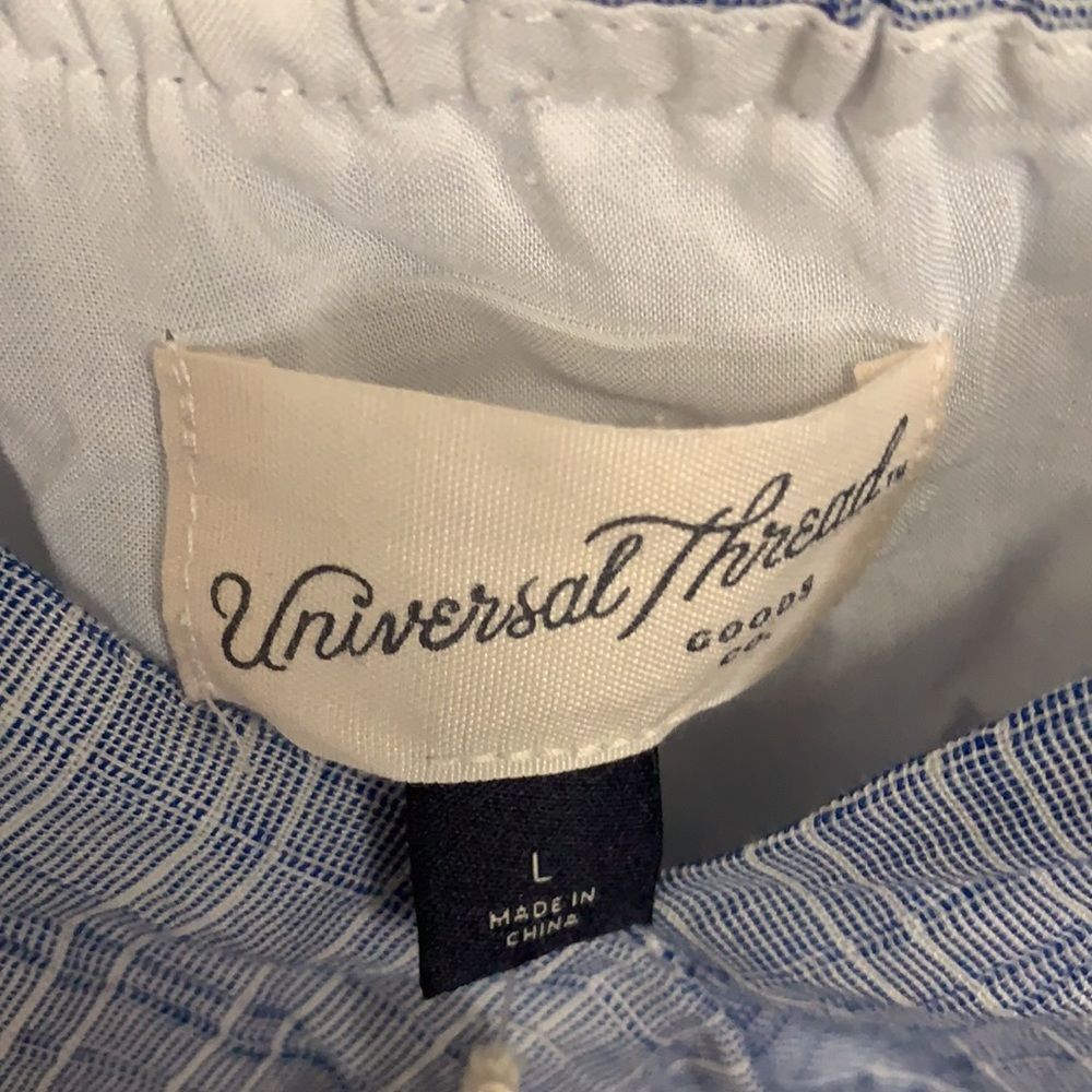 Universal thread NWT blue and white dress large - Picture 4 of 7